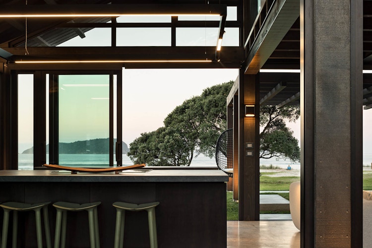 Ocean LAND David Truebridge Modern Home Design 0001 David Trubridge House with Navicula 1500 Feature Bamboo Sustainable