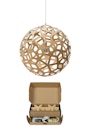 Coral Pendant light David Trubridge Bamboo Plywood Design Kitset all flatpacked lighting easy assembly