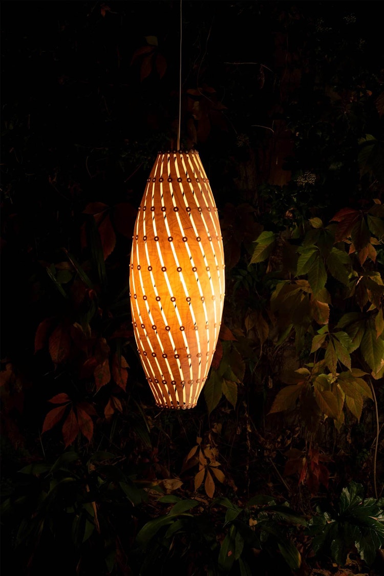 Ebb Family Roll New Lighting Designer David Trubridge New Zealand Nature Glow P