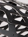 Flax Pendant Lighting Designer David Trubridge Kitset Light 0007 Flax Black 2 Sides Detial