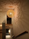 Sola Pendant Lighting Designer David Trubridge New Zealand Ceiling Lights 0001 Sola orange Okooko Japan house 6